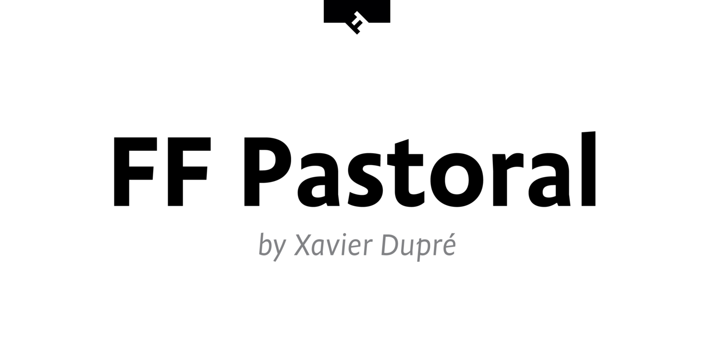 Beispiel einer FF Pastoral-Schriftart #1